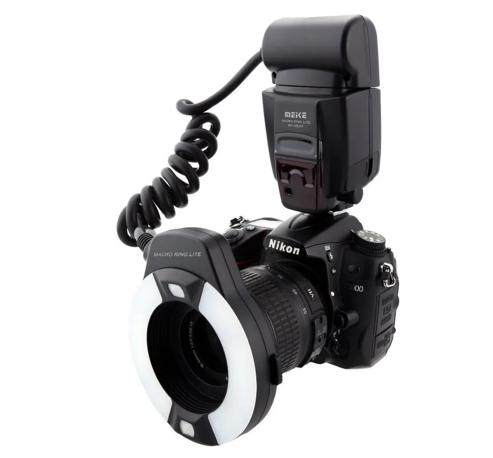 

Meike MK-14EXTN Macro TTL Ring Flash for Nikon i-TTL with LED AF assist lamp D7100 D7000 D5100 D5000 D750 D800 D600 D5300 D90