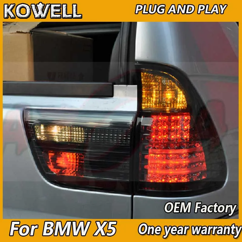 

KOWELL Car Styling Tail Lamp for BMW E53 X5Tail Lights 2007-2013 for E53 Rear Light DRL+Turn Signal+Brake+Reverse