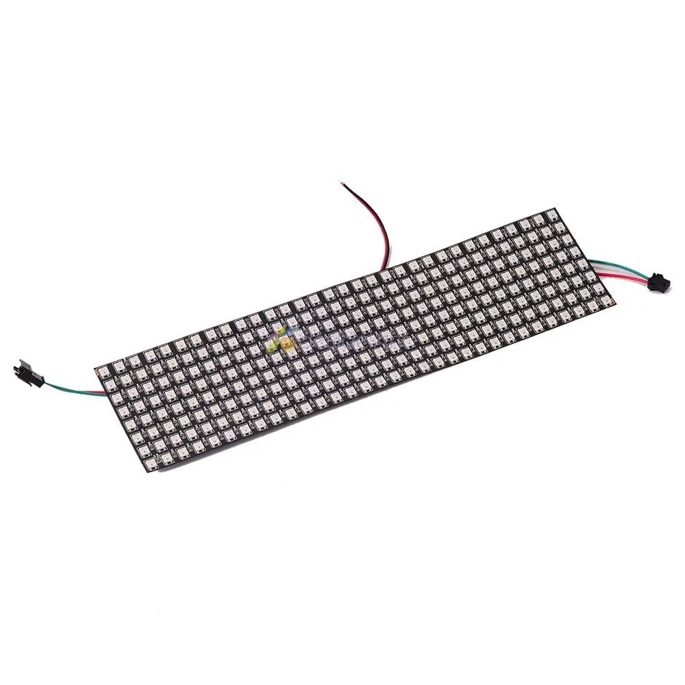 WS2812B Panel Screen 8*8,16*16,8*32 Pixel 256 Pixels Digital Flexible LED Programmed Individually Addressable Full Color DC5V