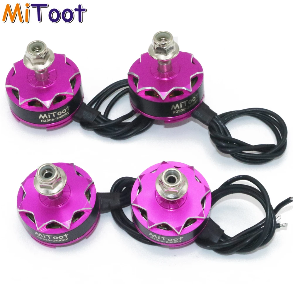 Mitoot-Moteur sans balais pour importateur de course RC, quadrirotor R2306, 2400KV, 3-4S, 12N14P FPV