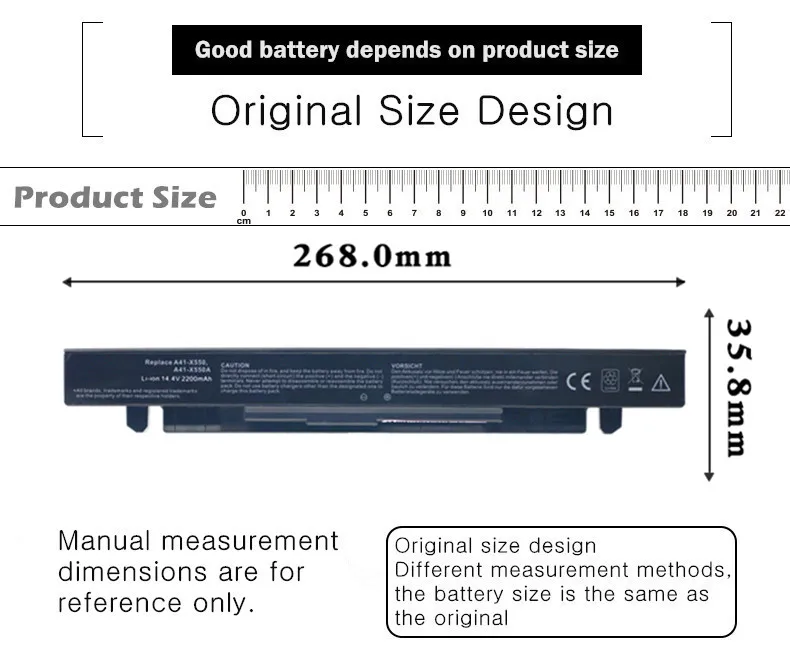 Аккумулятор для ноутбука Asus A41-X550 A450 A550 F450 F550 F552 K550 P450 P550 R409 R510 X450 X550 X550C X550A X550CA