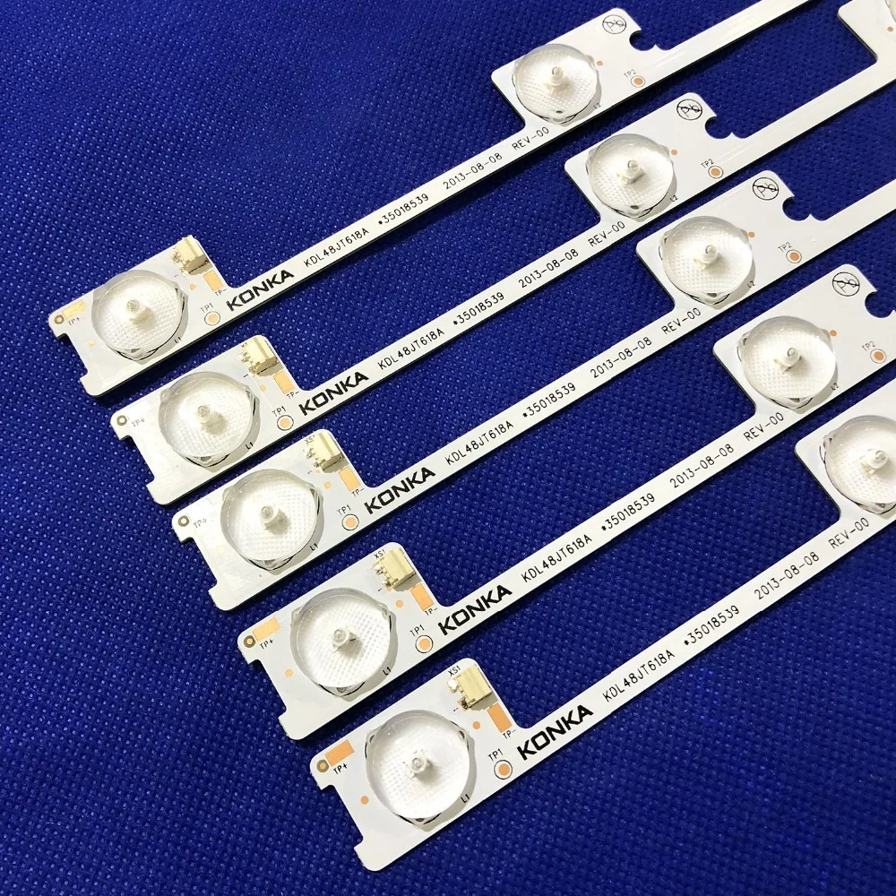 

50Pieces/lot original new LED backlight bar strip for KONKA KDL48JT618A/ KDL48SS618U 35018539 6 LEDS(6V) 442mm