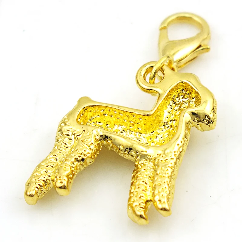 JINGLANG Trendy Alloy Dog Charms DIY Pendant Small Charms Handmade Jewelry for Necklace Bracelet 12 Pieces image 4