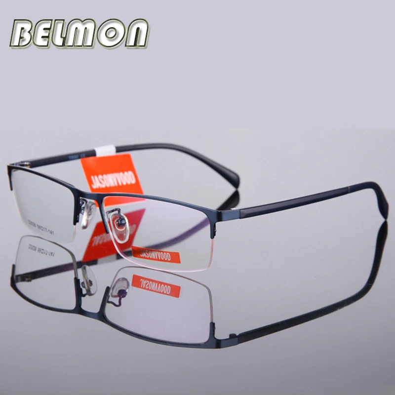 Belmon Spectacle Frame Men Eyeglasses Korean Computer Prescription Optical For Male Eyewear Clear Lens Eye Glasses Frame RS176