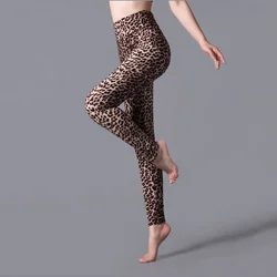 Leggings Fitness VIIANLES donna leggings a vita alta con stampa leopardata push up nuovi pantaloni elastici con Leggins da allenamento