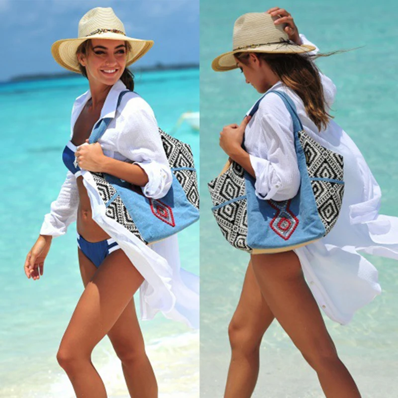 Strand Abdeckung Ups für Frauen Badeanzug Cover up Taste Tasche Smock Bademode Beachwear Strickjacke Tuniken Saida de Praia