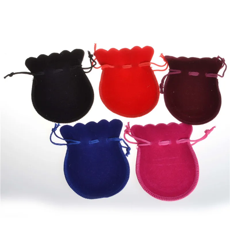 

10Pcs Velet Bag 7x9cm Gourd Jewelry Packaging Bag Velvet Drawstring Gift Bags & Pouches,Wedding/Candy Package Bag Case