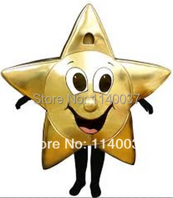 mascot comic golden star mascot costume custom fancy dress cosplay Cartoon mascotte costume carnival costume fancy Costume