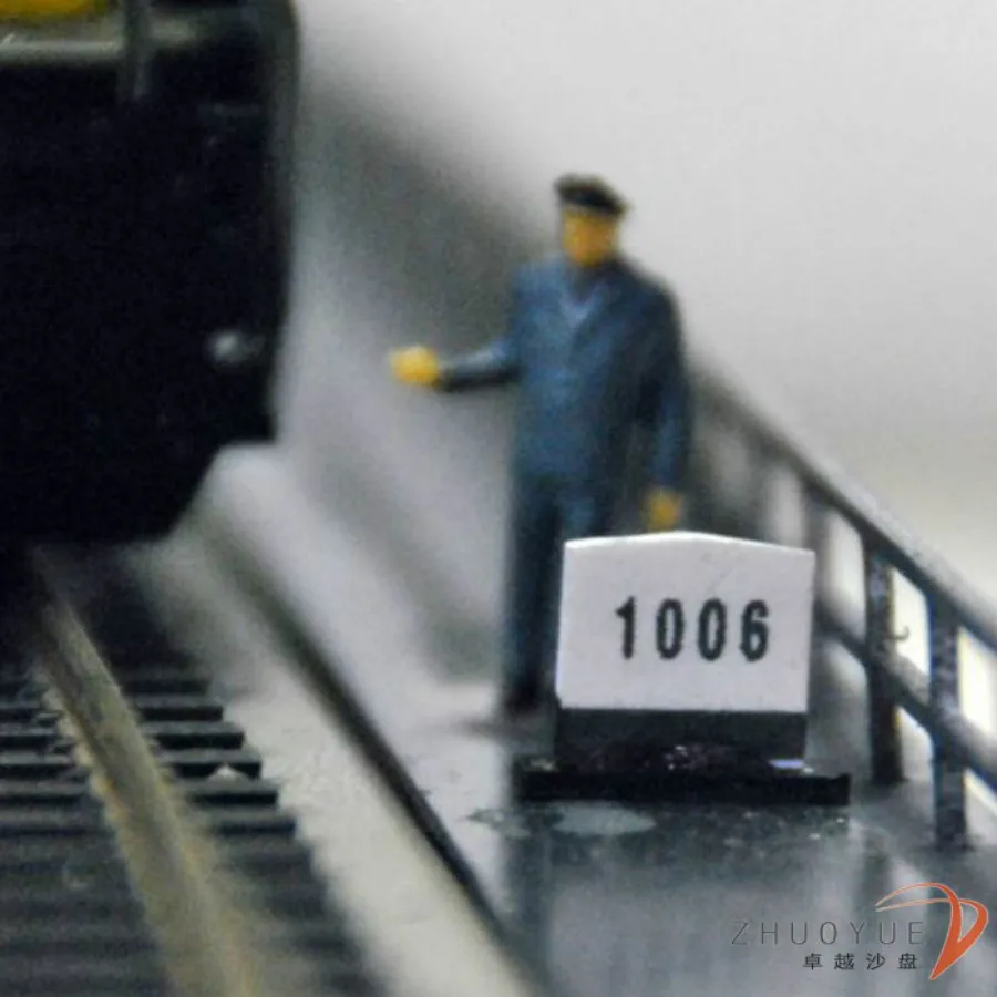 10pcs/lot Train Model 1 87HO Architectural Scene Sand Table Railway Around The Original Brand Match Standard Seat 1006