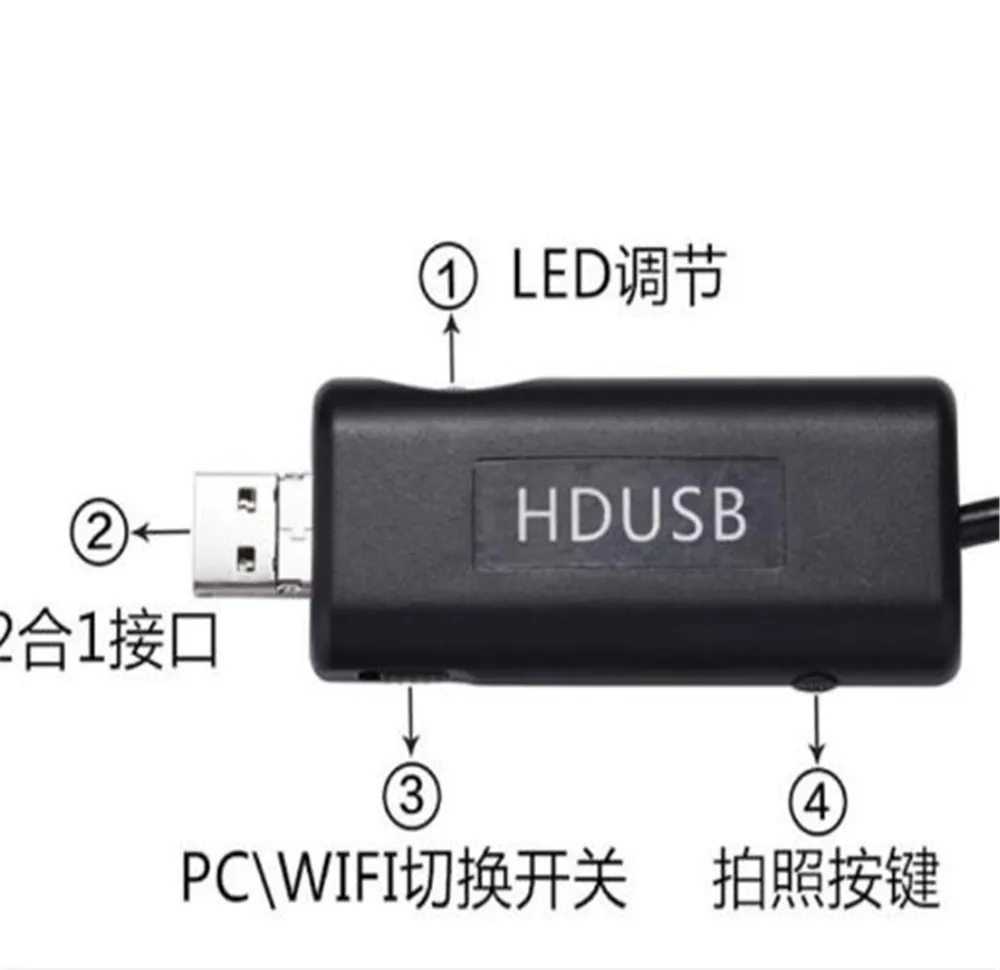 WIFI/USB Ohr Reinigung USB Endoskop 5,5mm Visuelle Ohr Löffel Earpick Otoskop Kamera