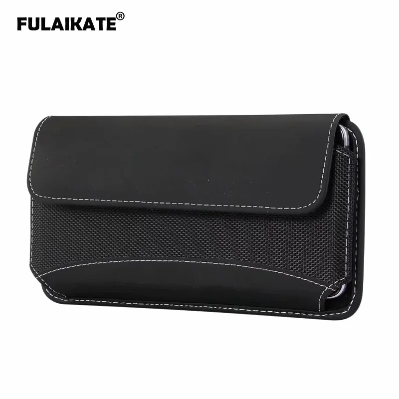 FULAIKATE Durable Cloth Waist Bag for iPhone Xs Max X 8Plus 4.7