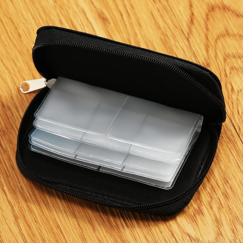 Memory Card Storage Bag Carrying Case Holder Wallet 22 Slots for CF/SD/Micro SD/SDHC/MS/DS Game Accessories