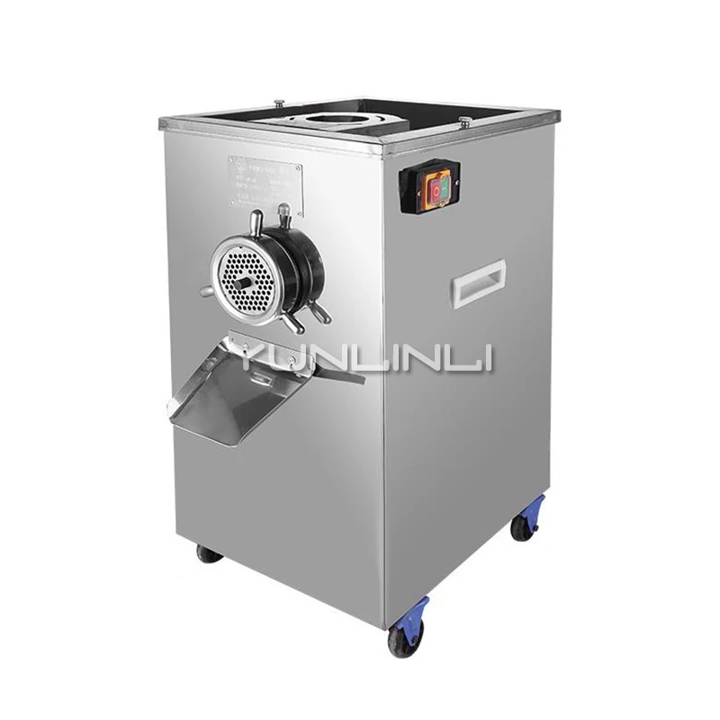 الفولاذ المقاوم للصدأ التجارية متعددة الوظائف مفرمة اللحم التلقائي سحق الأسماك المنزلية مفرمة لحم كهربائية كسارة الطعام