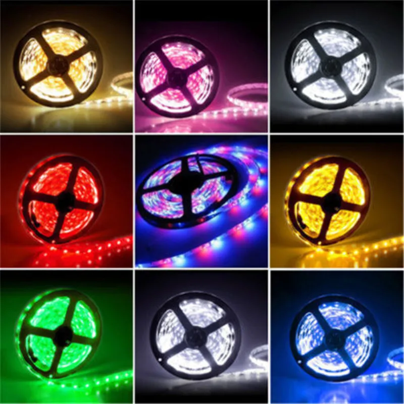 

5M SMD RGB 5050 60LED/M 300LEDs Cold/Warm White/Red/Green/Yellow/blue Led Strip Light Waterproof/No-waterproof