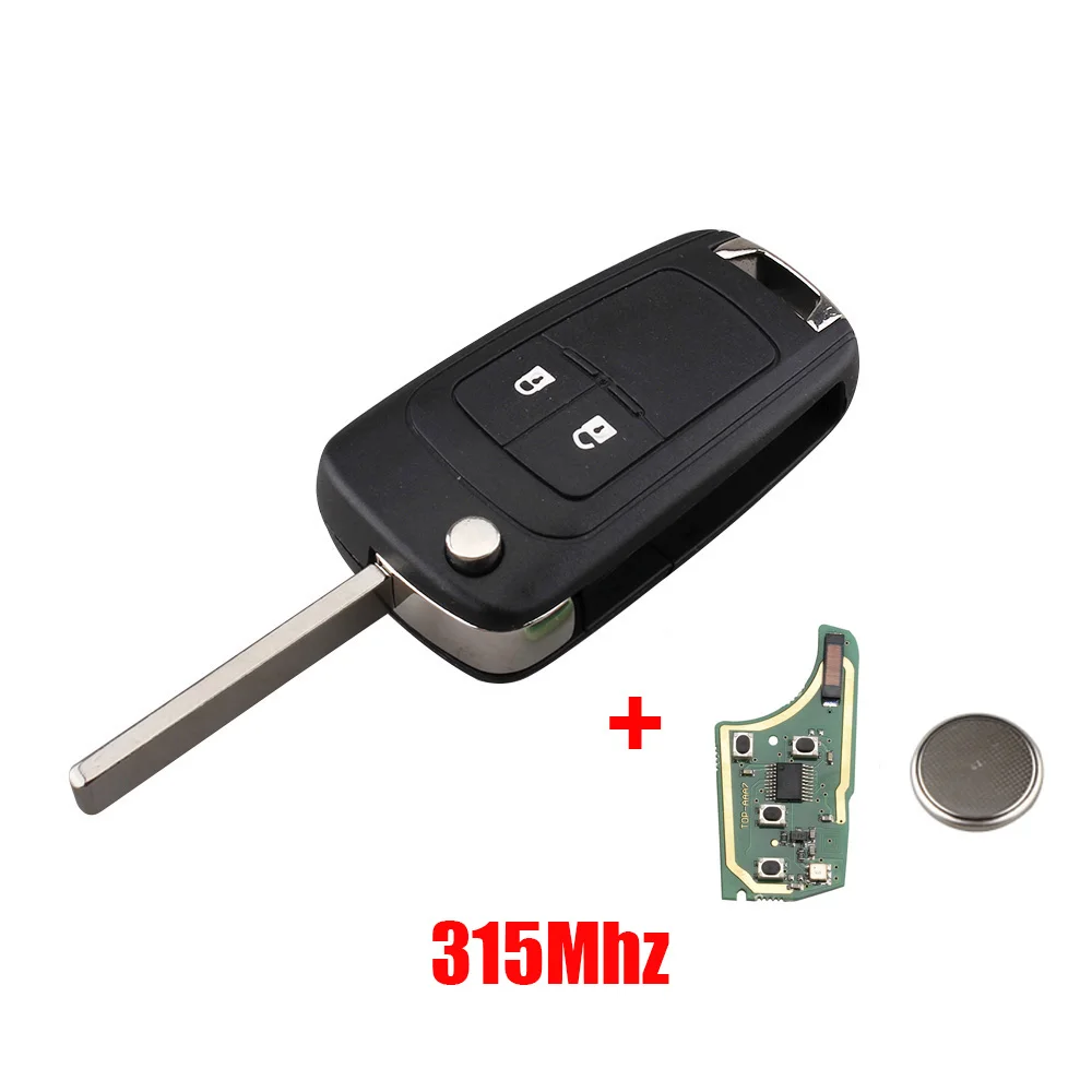 QWMEND 2/3/4/5 pulsanti telecomando portachiavi per auto per Chevrolet OHT01060512 315Mhz per Chevrolet Aveo Cruze Orlando con Chip ID46