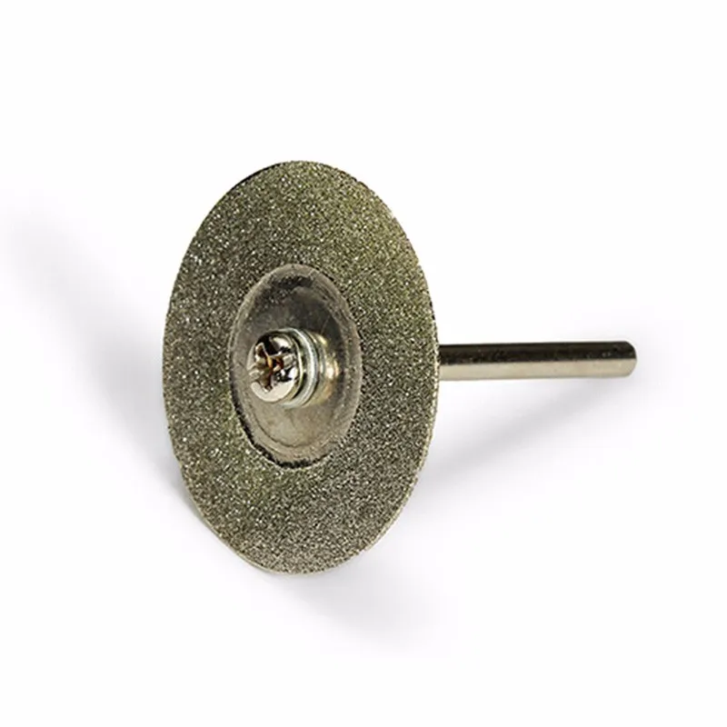 10Pcs/set Diamond Cutting Discs Mini Grinding Wheel Saw Blade For Rotary Tools Dremel Stone Blade+2pcs Mandrels Drill Bits view 4