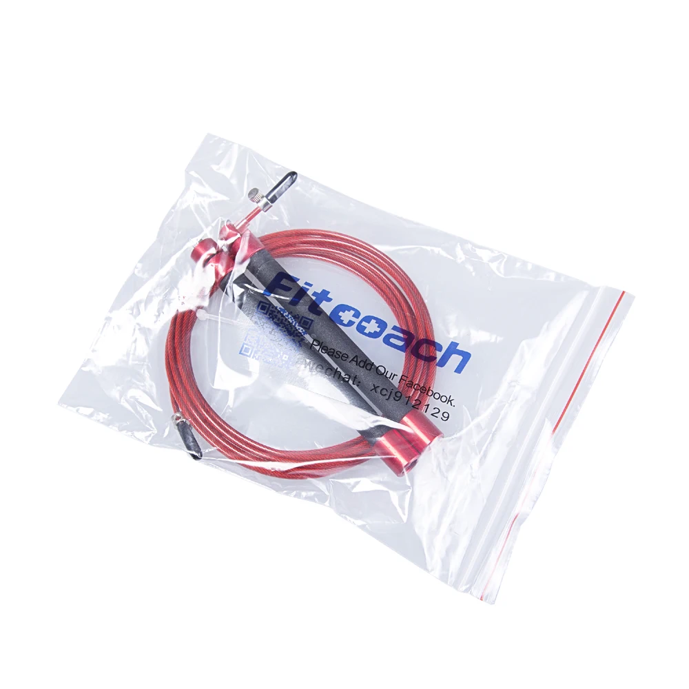UIC-JR06 Corda per saltare per velocità di atletica professionale con manico in metallo con cuscinetto a sfera per donna, attrezzatura per il