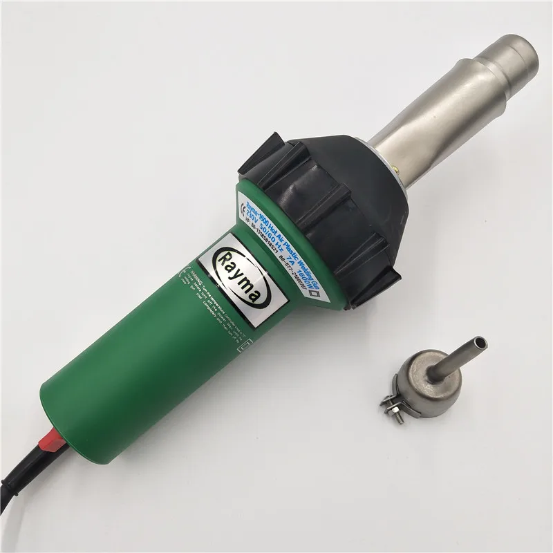 new type 230/120v 50/60hz 1600w hot air welder with 5mm round welding nozzle hot air gun high quality