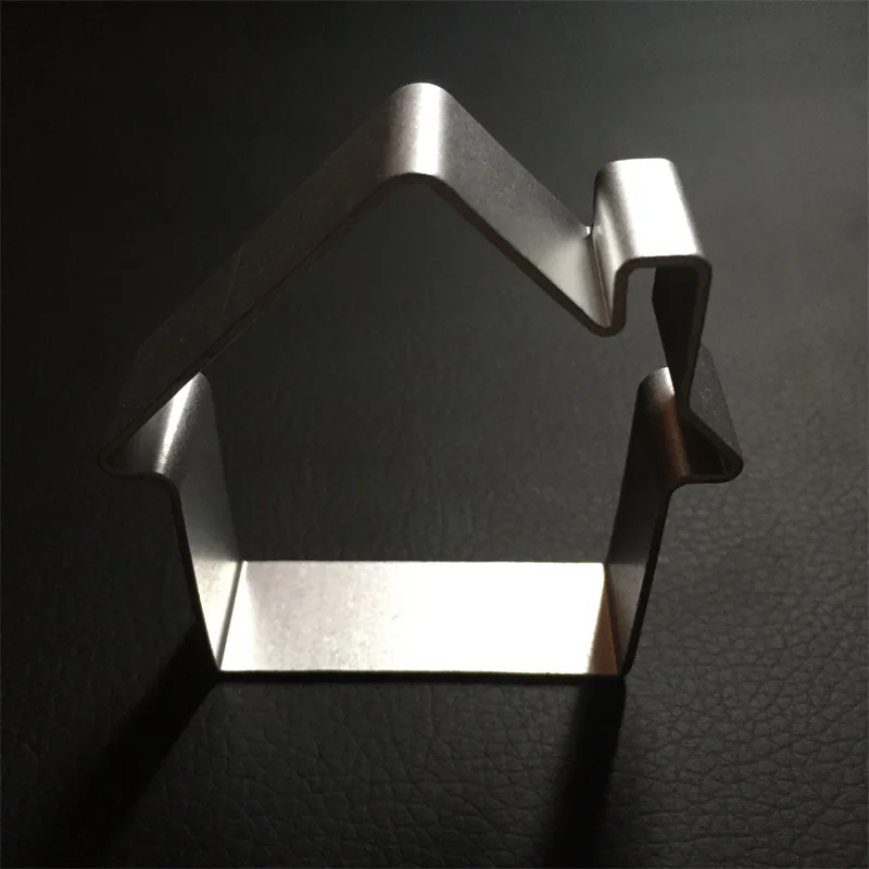 1pc house shape aluminium alloy Cookies Cutter cookie mold pudding mold