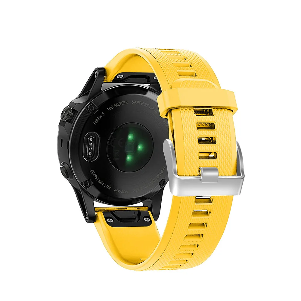 BEHUA Thay Thế Dây Đeo Đồng Hồ Silicone Dây Đeo Dành Cho Garmin Fenix 5 6 6 Plus Bản Năng Quatix 5 Đồng Hồ Thông Minh GPS 22Mm dây Đeo Tay Vòng Tay