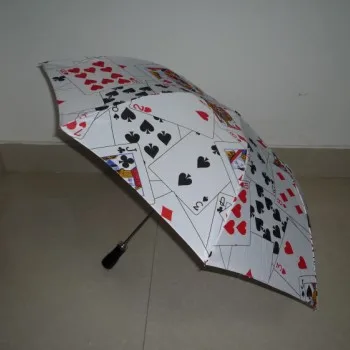 

Deluxe Jumbo Parasol Production (Card Design,37 inch) 3 Fold Umbrella Production Magic Tricks Stage Magie Gimmick Props