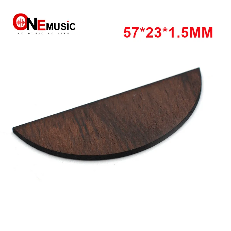 1 pcs Semicircle Shape Rosewood Acoustic Guitar Neck End Heel Cover Guitar Heel Cover Plate Shell for Guitar Luthier Material