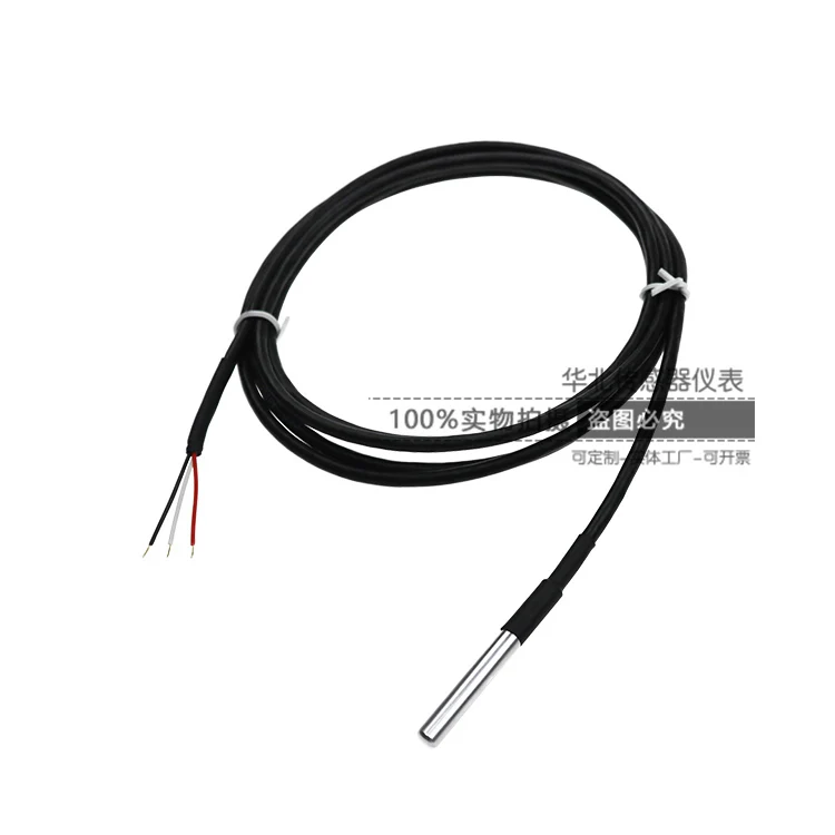 DS18B20 Imported Digital Temperature Sensor Waterproof Stainless Steel Encapsulated Water Temperature Probe