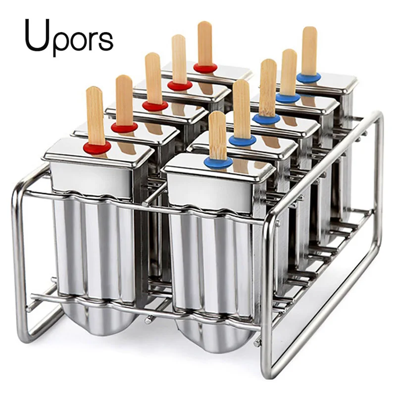 Upors-molde de aço inoxidável para o picolé, fabricante do gelado, suporte do gelado, congelado