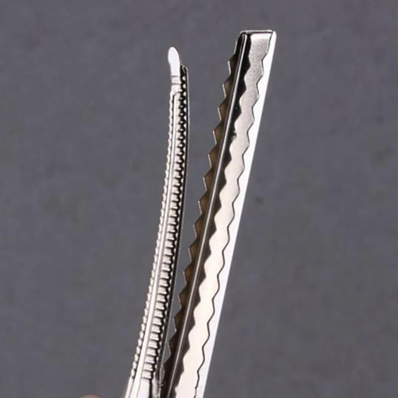 20 stücke 32mm-75mm Silber Metall Einzelne Zinke Alligator Clip Großhandel Krokodil Haar Clip Haarspange Haarnadel für DIY Haar Zubehör