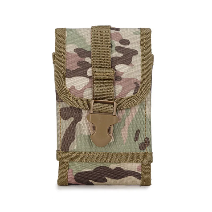 5.0-6.0 inches Holster MOLLE Army Camouflage Bag Hook Loop Belt Pouch Holster Case Sports Pouch Outdoor Tactical Waist Fundas