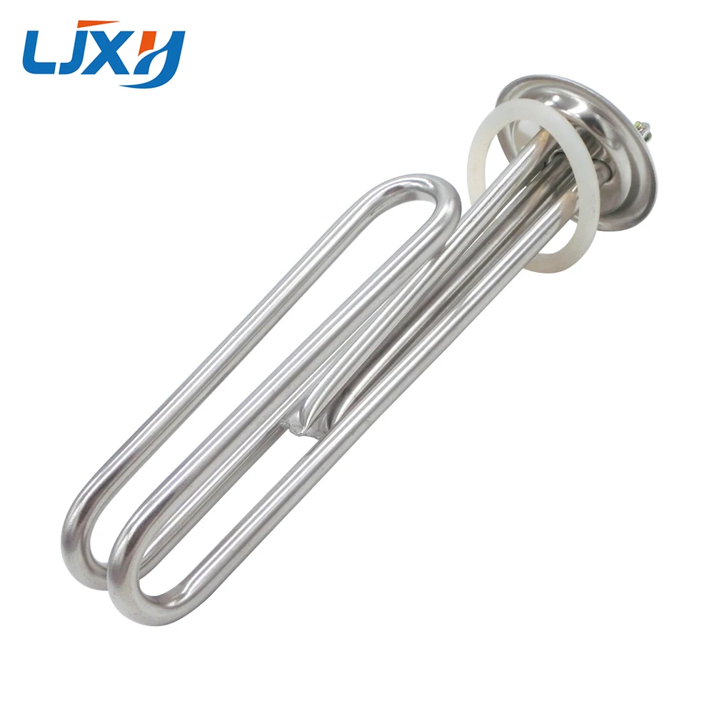 LJXH Heating Element for Water, 201 Stainless Steel Heaters, 3KW Boiler Water Heater,Flange/Disc 63mm/88mm,Tube Dia. 8mm/10mm