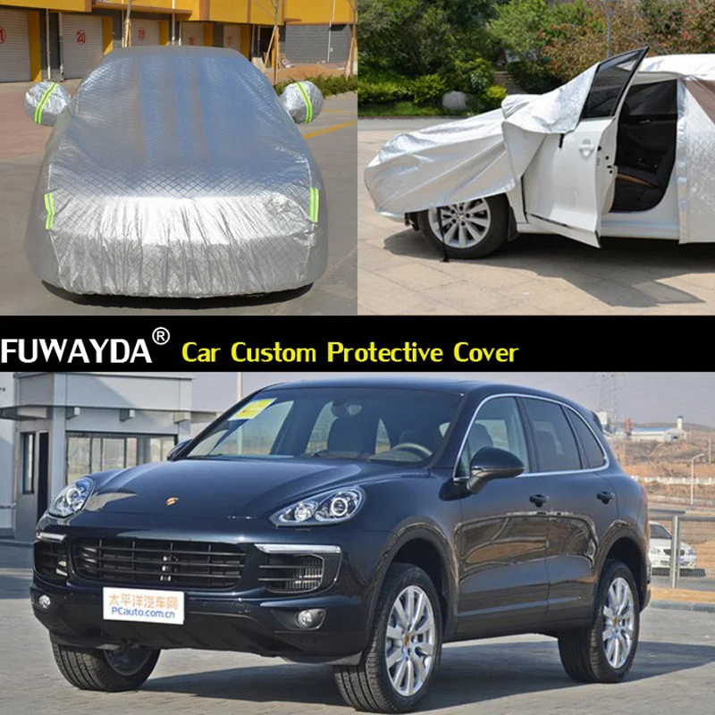 

free shipping!!! Car Cover Anti UV Snow Rain Scratch Resistant Automatic Car Covers For Porsche cayenne