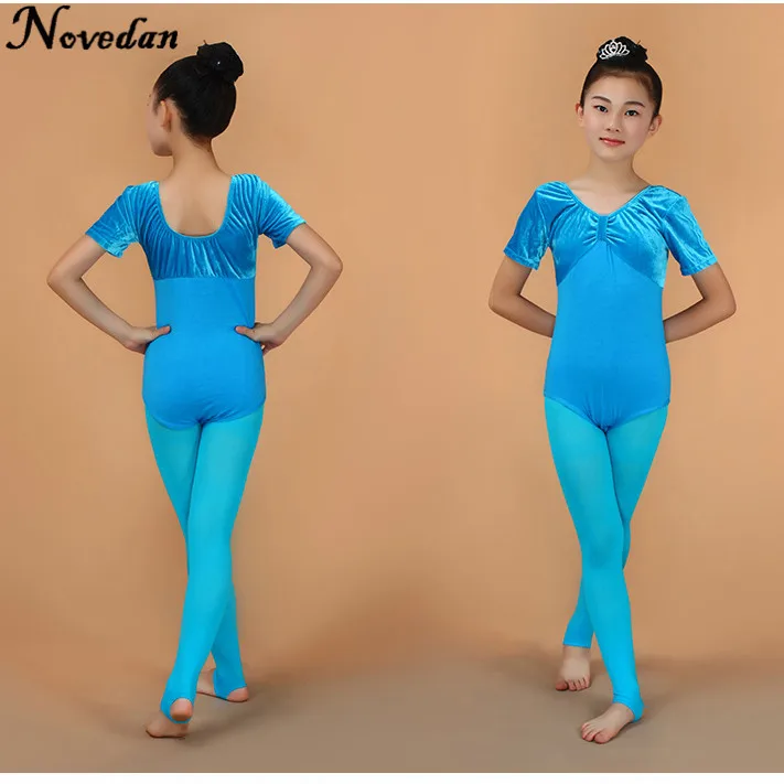 Girls Ballet Stirrup Tights Spandex Gymnastics Yoga Dance Fitness Pants Children Ballet Pantyhose Convertible Tights With Holes