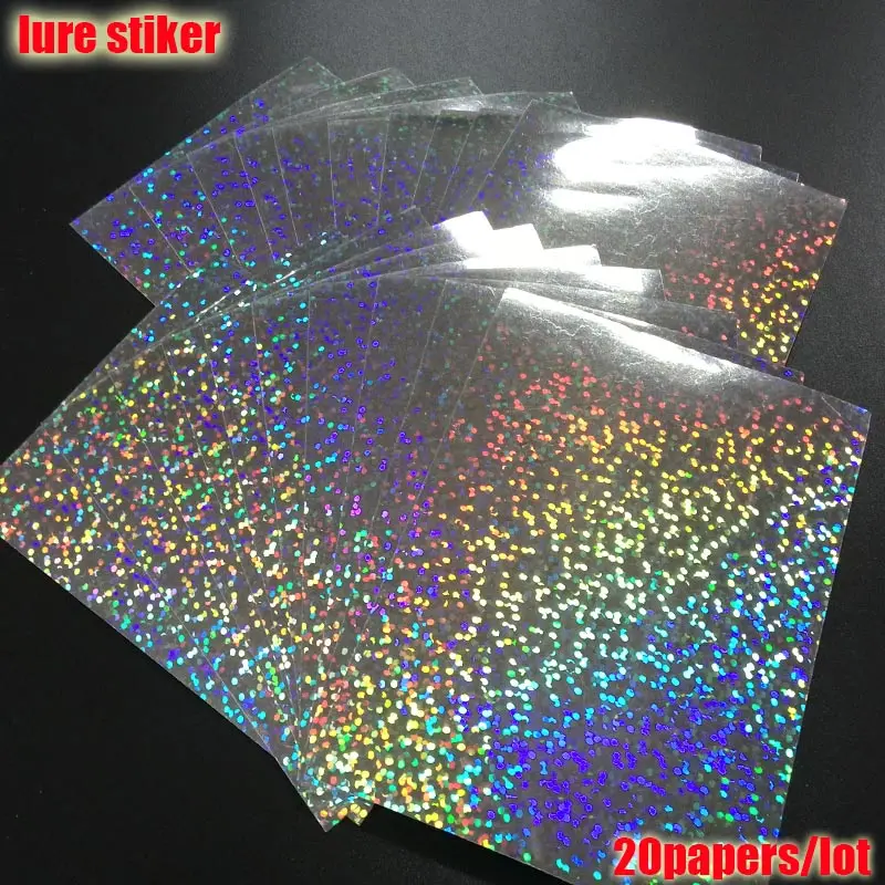 Pegatinas Holográficas para Señuelos de Pesca – 4 Colores - imagen 2