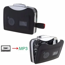 Ezcap 230 USB Cassette Tape Player Converter Walkman Convert to MP3 into USB Flash Drive Adapter Music Player No Need Driver& PC