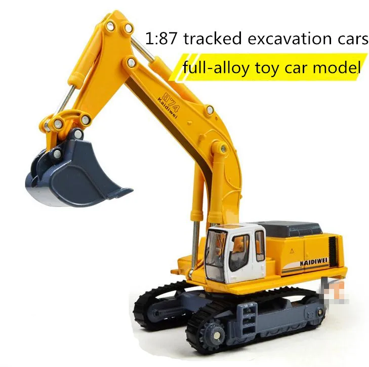 

2014 Hot ! 1 :87 alloy excavator Sliding model Toys, children's educational toys, free shipping