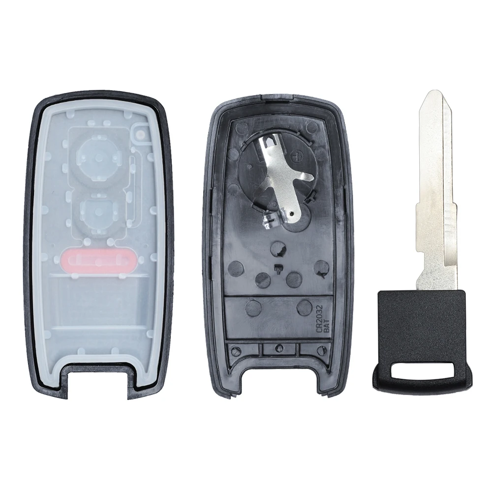 KEYECU Uncut Blade Remote Key Shell Case 2B/3B Fob for Suzuki Grand Vitara SX4 / Sport 2007 2008 2009 2010 2011 2012 KBRTS003