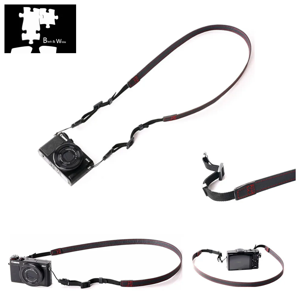 Pu Leather Camera Shoulder Neck Strap for Canon PowerShot G3X G5X G7X G9X G7 x G9 x G3 x G5 x G1 X Mark II III 3 2 G11 G9 G8 G6