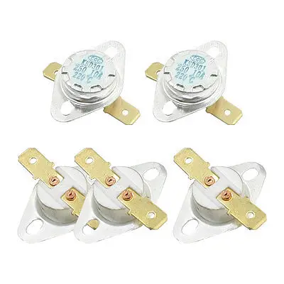 5 Pcs KSD301 Ceramic Temperature Temp Switch Thermostat 220C NC 10A 250V