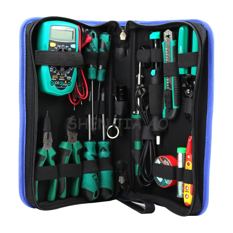 

1PC 220V Electric Soldering Iron Multimeter Suit Household Use Maintenance Telecommunications Kit Tools