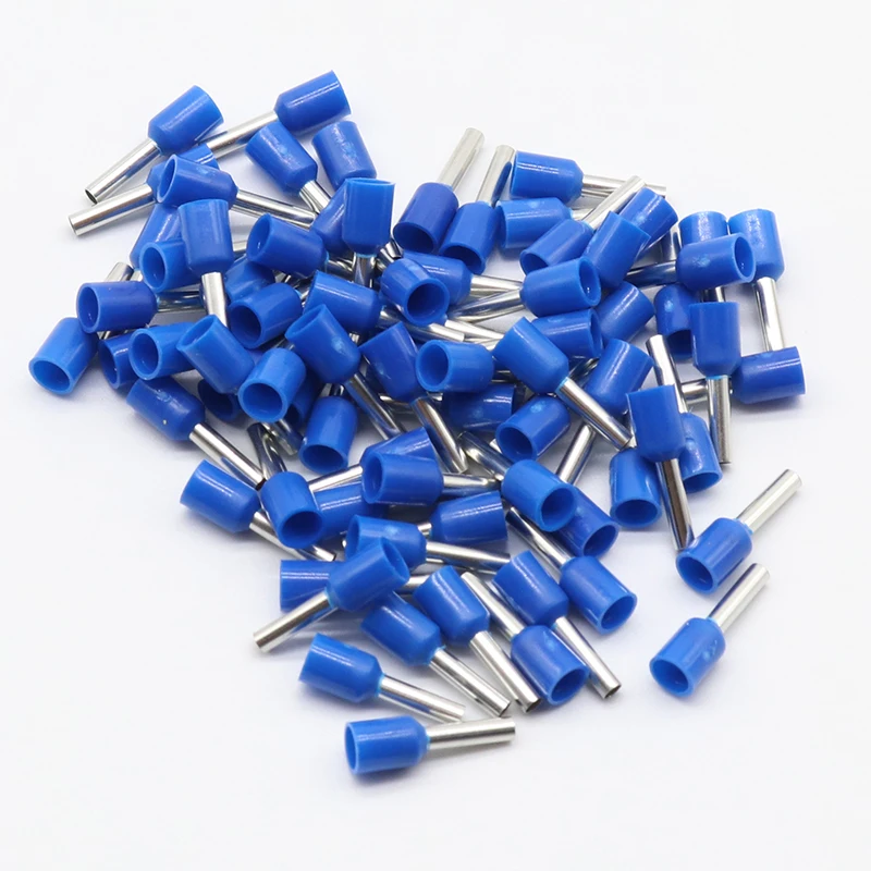 E1508 Tube insulating Insulated terminals 1.5MM2 100PCS/Pack Cable Wire Connector Insulating Crimp Terminal Connector E-