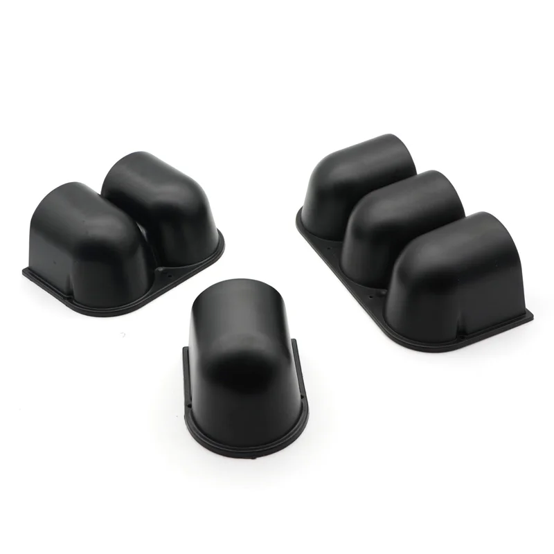DRAGON GAUGE 52mm Car Gauge Pod Universal Black Single Double Triple Car Meters Holder for 2 Inch 52mm Gauges