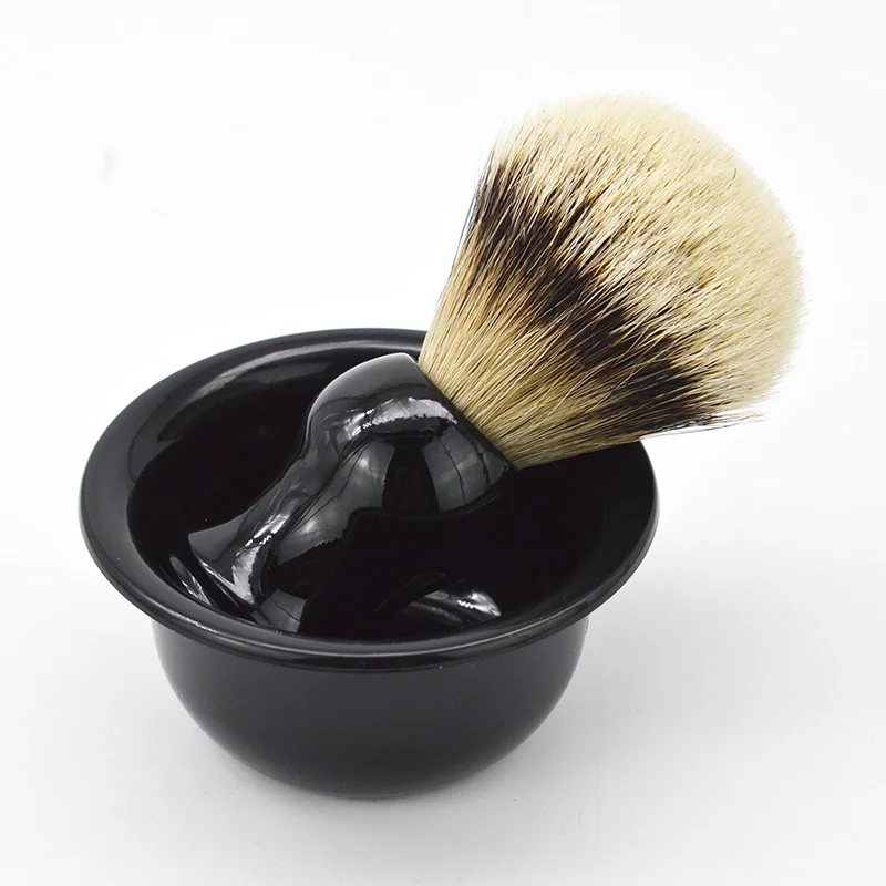 Dscosmetic silvertip 22mm badger shaving brush for man good quality hand-crafted shaving brush men\'s grooming kit