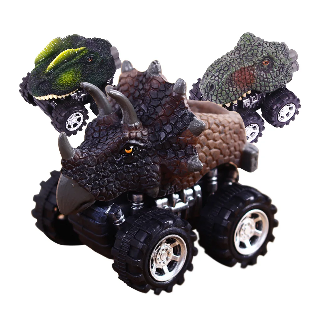 

NEW Creative Mini Dinosaur Vehicle Wind Up Toy Cute Play Car Toy Great Christmas Halloween Gift for Kids