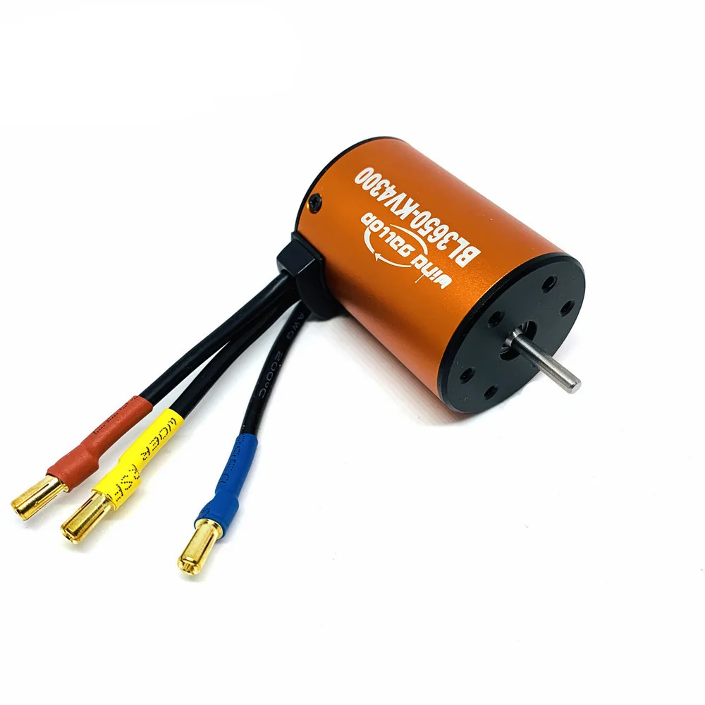 Waterproof Brushless Motor 1:10 BL3650 3900KV 4300KV 5200KV Sensorless Brushless Motor 4 Poles for RC 1/10 Car Boat