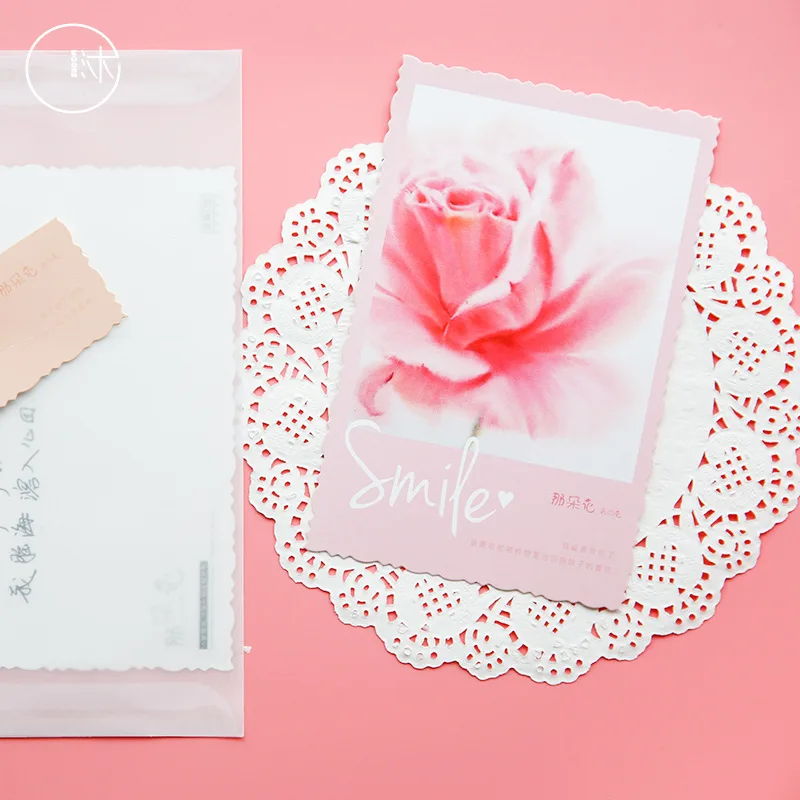 30 Sheets/Set Beautiful Flower Watercolor Series Postcard Greeting Card Birthday Gift Card Message Card