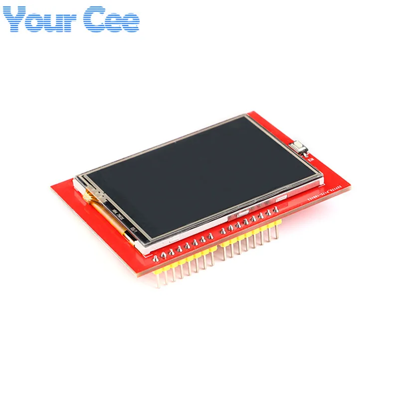 Imagem -02 - Módulo de Exibição de Tela Colorida Lcd com Toque para Arduino Uno Adaptador Pcb Ili9341 2.4 Tft 2.4 5v 3.3v