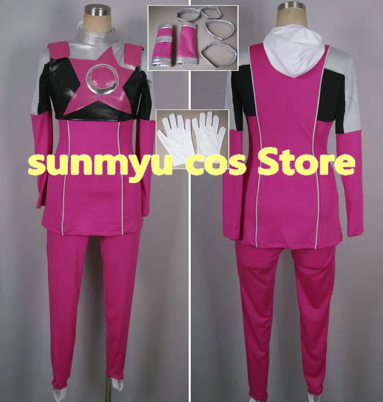 

UCHU SENTAI KYURANGER Washi Pink Cosplay Costume,Size customizable,Halloween Performance wholesale