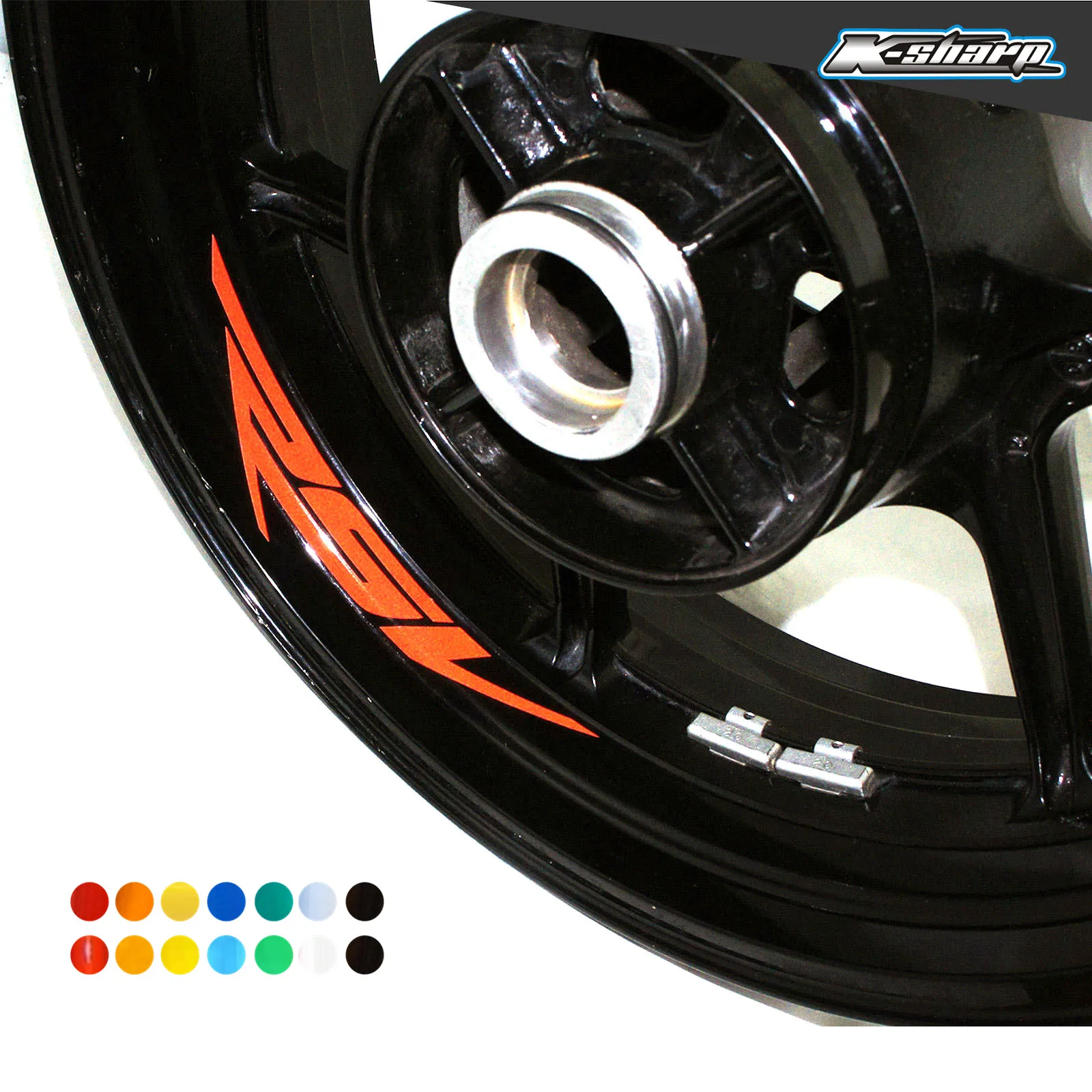 

For APRILIA RSV custom Inner Rim Declas Wheel Reflective Stripes rsv sign Stickers