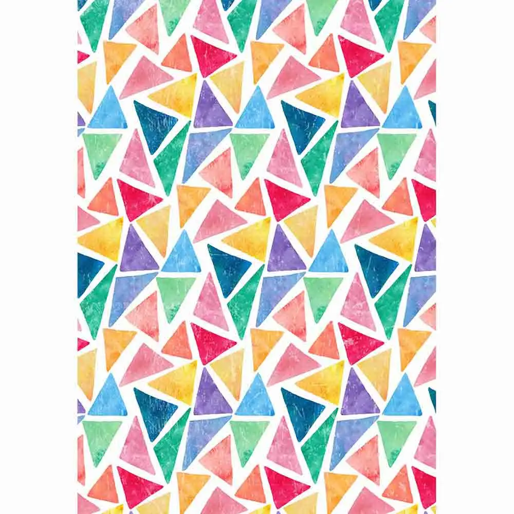 Funnytree background para estúdio fotográfico abstrato colorido triângulo pintura crianças fundo photocall photobooth prop